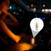 Flame Type USB LED Night Light Frosted Clear Glass Flickering Dynamic Flame Light Touch Control Mood Lighting for Car Home Lamp