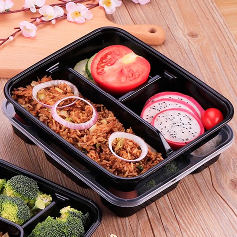 Disposable Multi-Compartment Meal Boxes