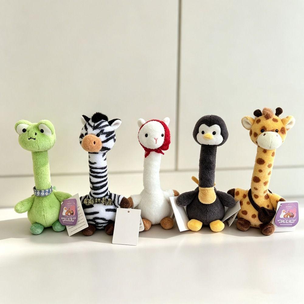 Alpaca Stuffed Penguin Doll Frog Stuffed Animals Dolls Lovely Giraffe Plush Toy Kids Toy