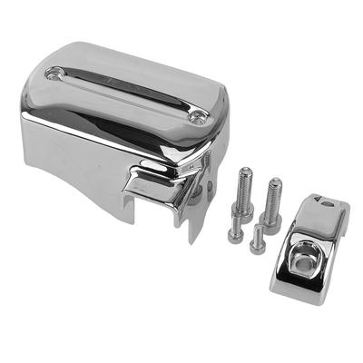 Srebrna Chromowana Stop Aluminium Pokrywa Nakrętka Cylinderka Głównego Hamulca Akcesoria Pasuje do Yamaha V-Star XVS 650 950 1100 1300