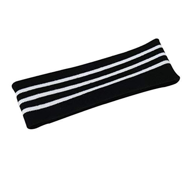 Tete V Hair Band with Line Tete Wearing Motif Black and White Set of 2 Men's Women's Stretchy Kids Dance K-POP Simple Popular Design Hair Accessory