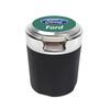 Suede Car Interior Ashtray Portable Garbage Box Storage Barrel For Ford Focus 2 3 Mondeo Kuga Fiesta MK7 Escort Edge C-Max Fiest