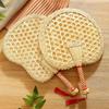 Hand Woven Handheld Fan Rustic Chinese Manual Fan Personality Camping Fan  For Summer Cooling
