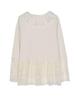 Women's Long-Sleeve Lace T-Shirt: Spring/Autumn Hot Girl Style, Fashionable, Relaxed, and Niche Design