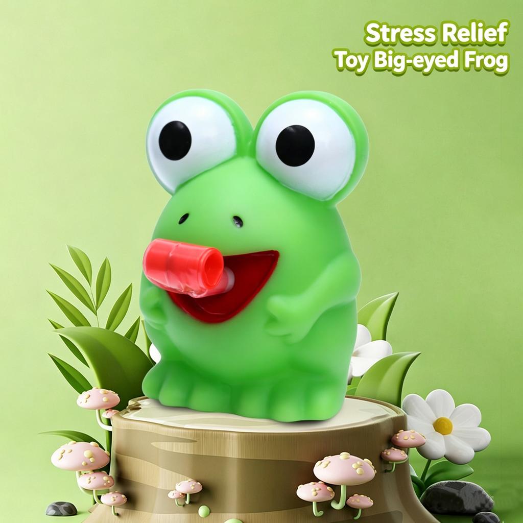 Children Creative Decompression Fidget Toys Pinch Frog Dinosaur Sticking Tongue Out Relieve Stress Toy Christmas Gifts For Kids