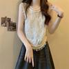 Niche Tassel Crochet Knit Sleeveless Camisole for Women - Summer 2026 Collection