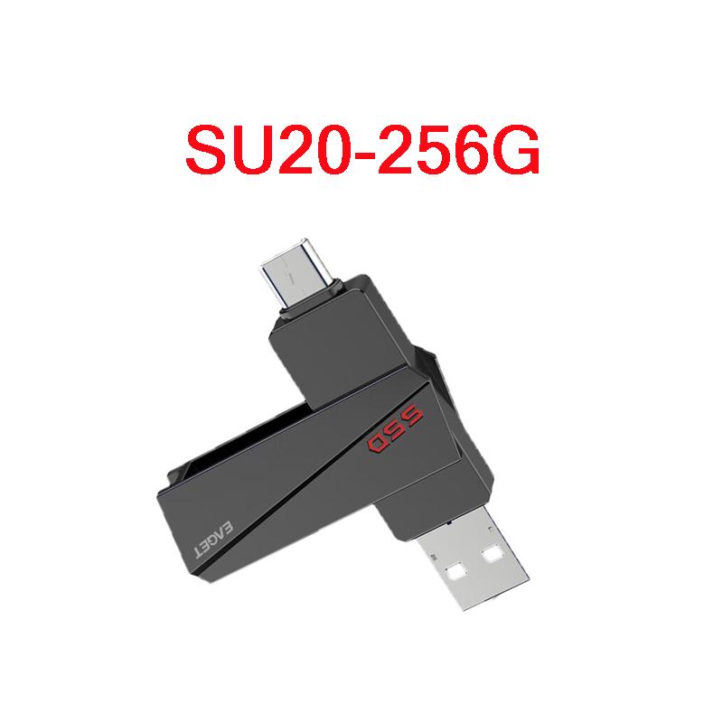 Eaget SU20 256GB USB 3.1 Type-C Mini Metal Flash Drive