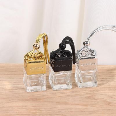 1/3PCS Hanging Empty Car Perfume Bottle Essential Oils Diffuser Fragrance Glass Bottles Air Fresher Auto Ornament Home Decor