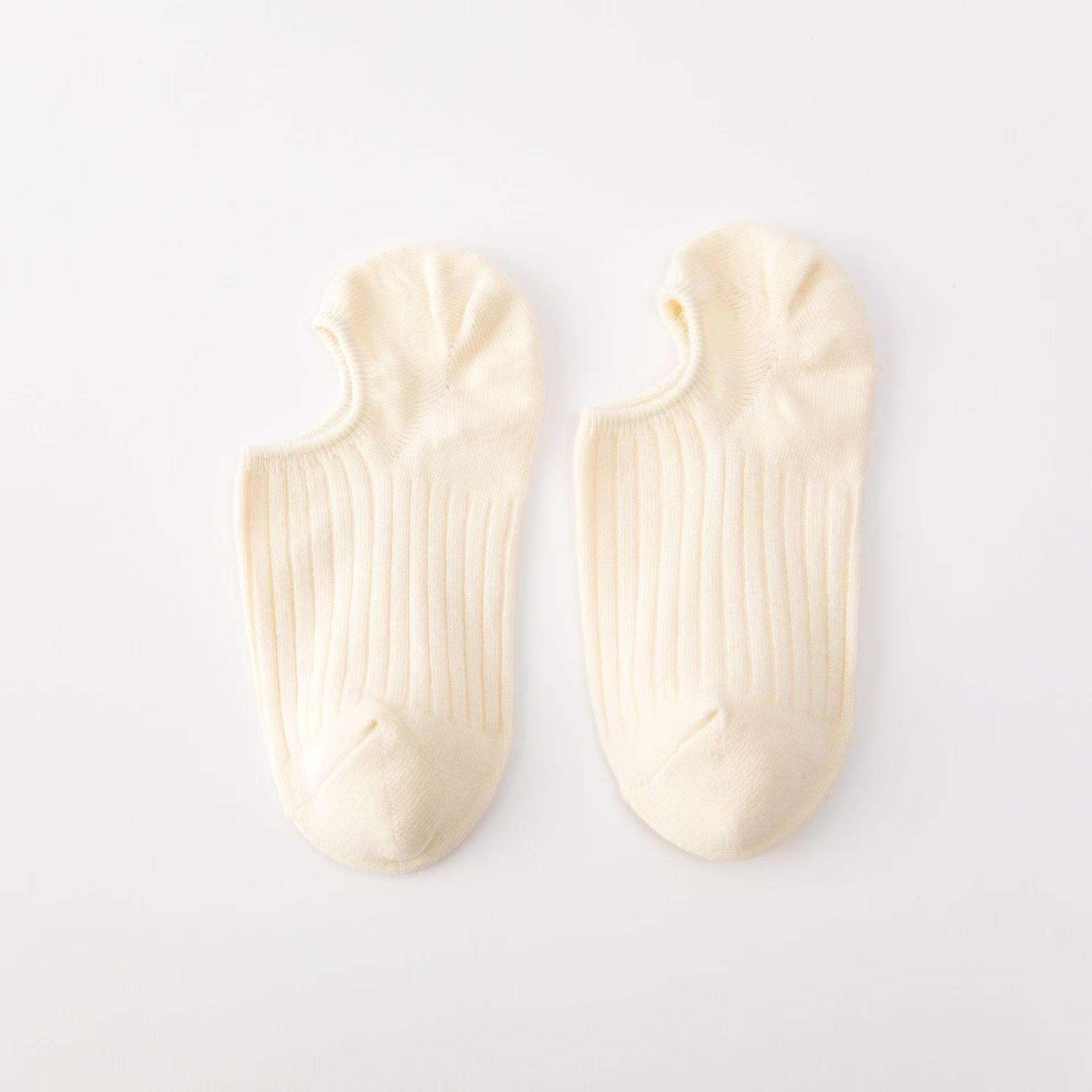 

Женские тонкие хлопковые носки-лодочки — однотонные, невидимые, впитывающие пот, дезодорирующие, в японском стиле. One Size