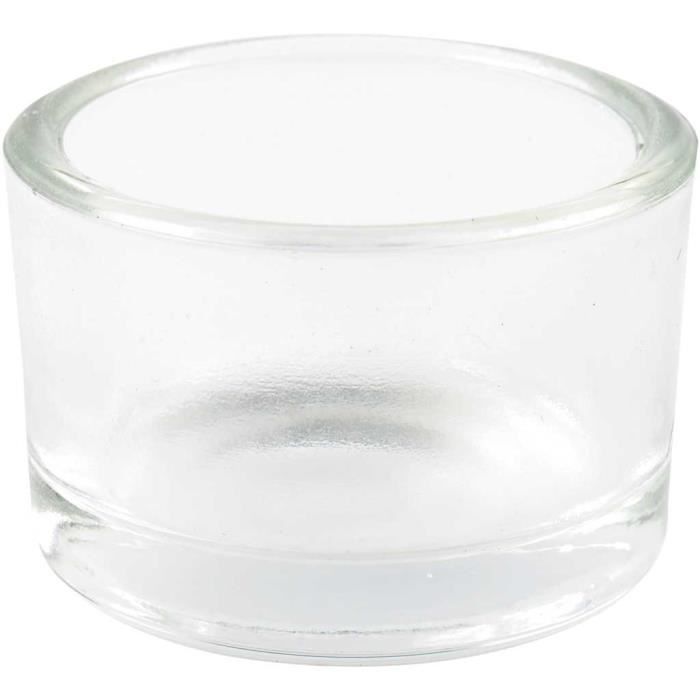 Small Glass Tealight Holders. Ref 55832