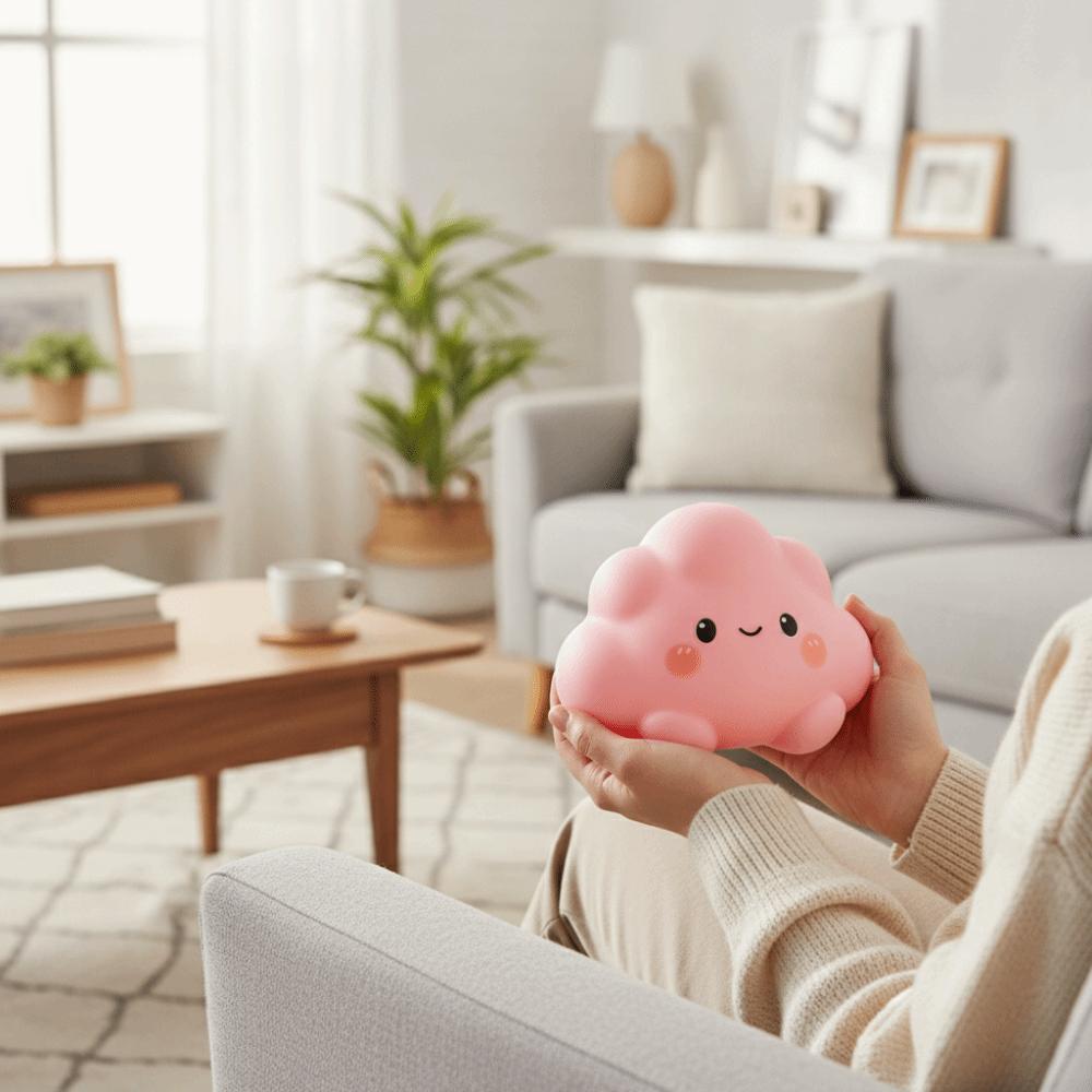 Slow Rebound Cloud Squeeze Toys Super Soft Slow Rising Toys Cloud Shape Squishy Toys Office Toy