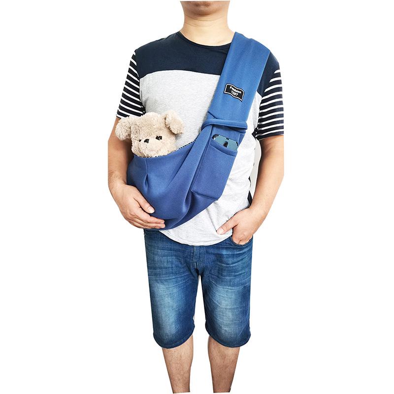 Foldable Cat & Dog Crossbody Backpack - Large Capacity, Portable & Single Shoulder Design for Outings