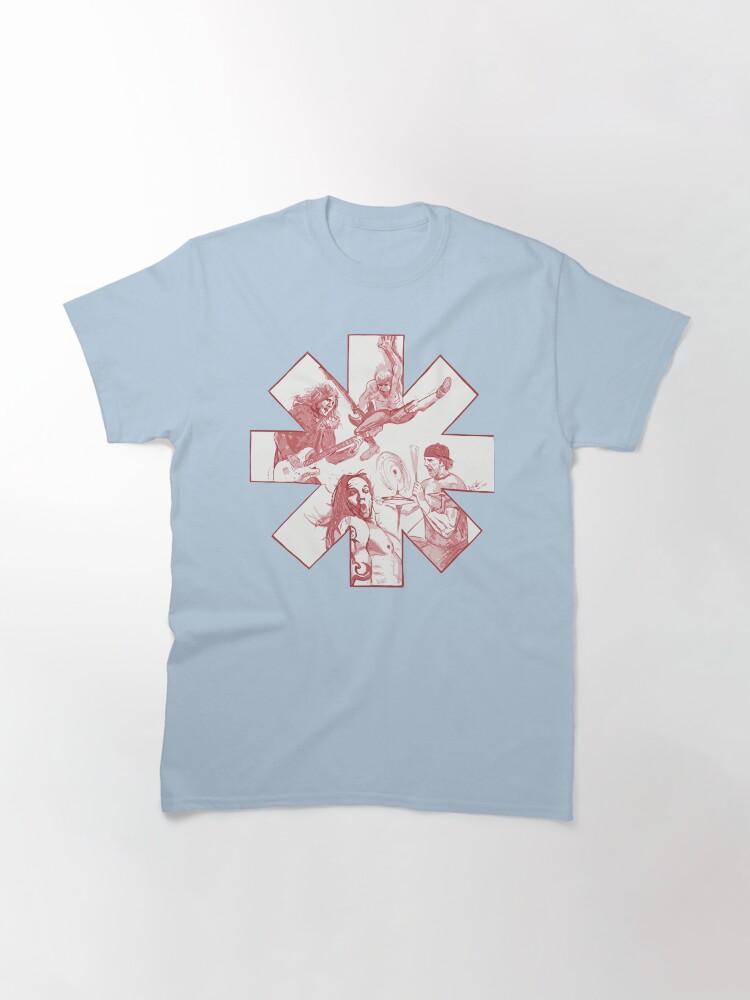 Red Hot Chili Peppers All Member One Face Classic T-Shirt