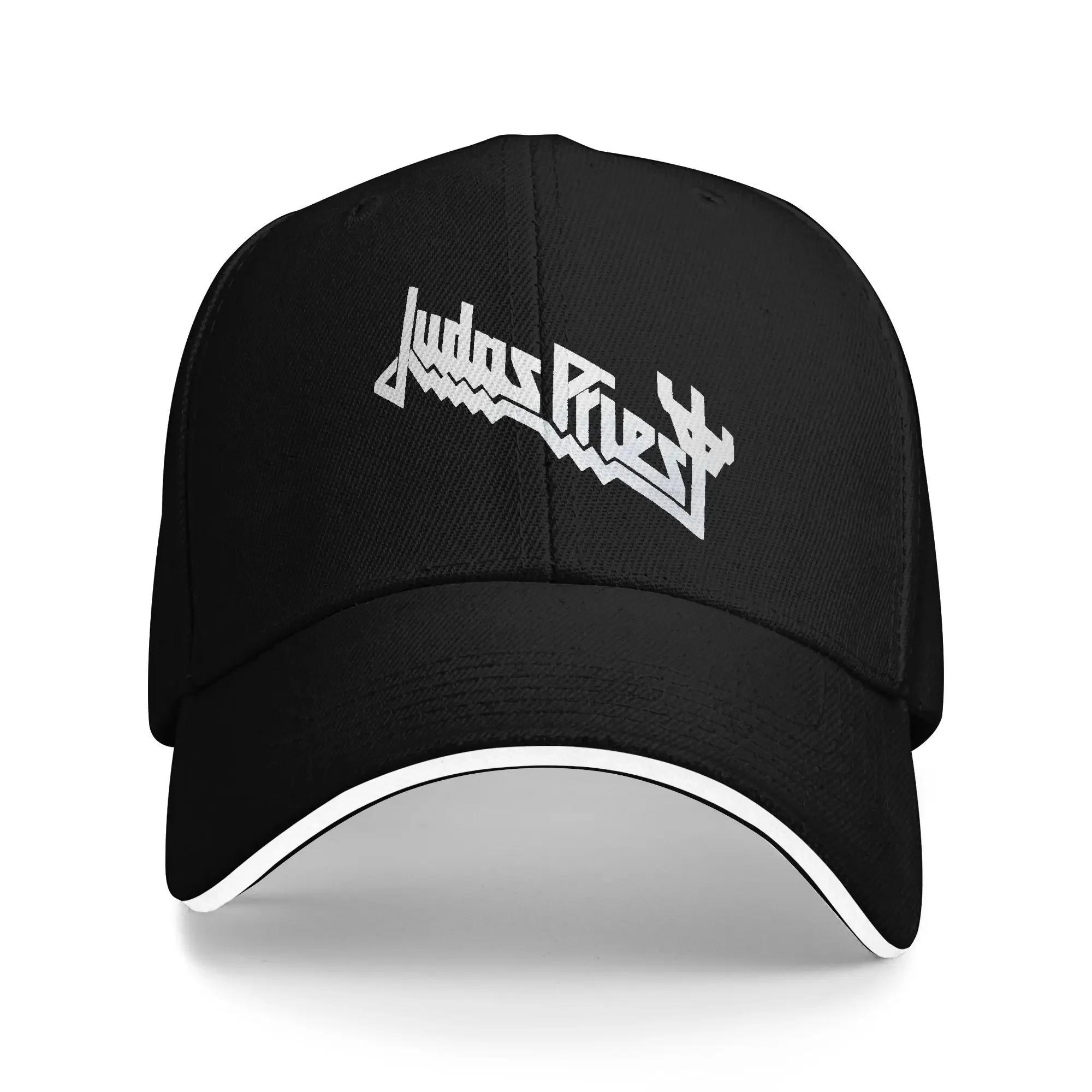 

Judas Priest Band red logo Sun Baseball Cap Summer y2k Funny Trucker Hat For Unisex Women Hiking Fishing Snapback Cap One Size