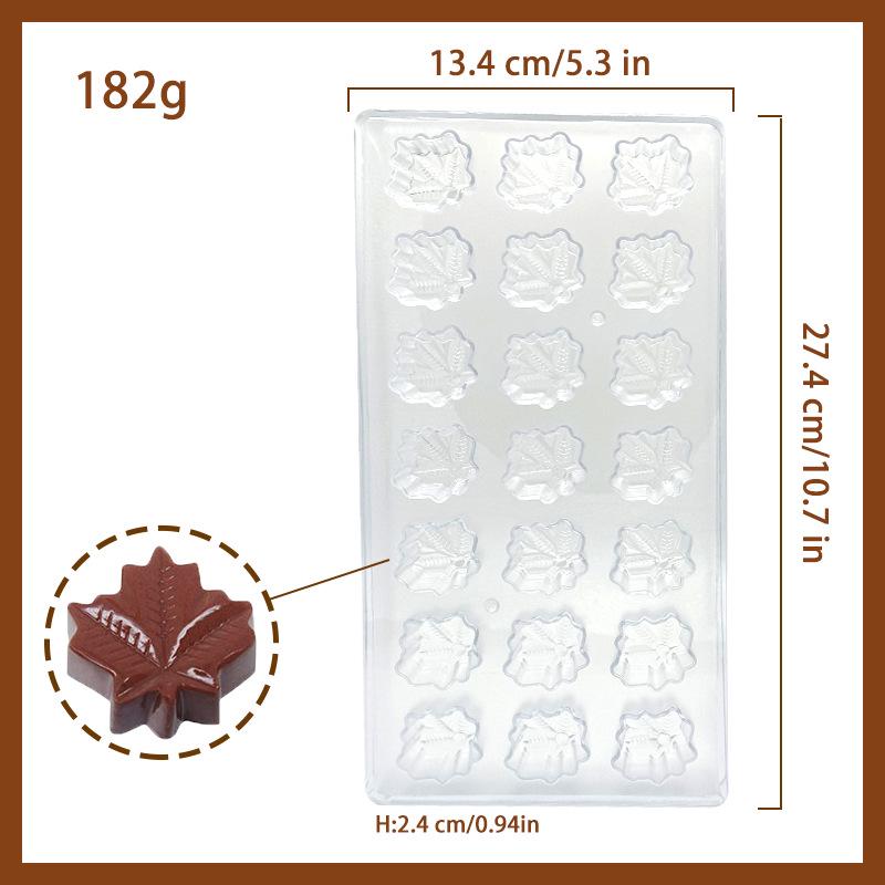 Clear DIY Candy Chocolate Molds - Sturdy Plastic Baking Molds