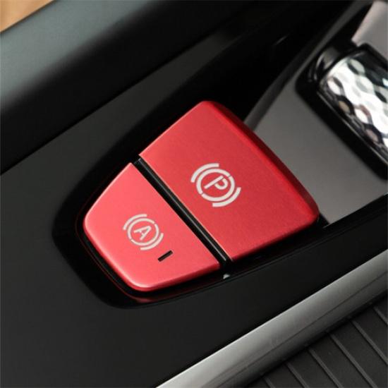 For Volvo XC60 XC90 S90 V90CC Electronic Handbrake P Button Sticker Cover Red