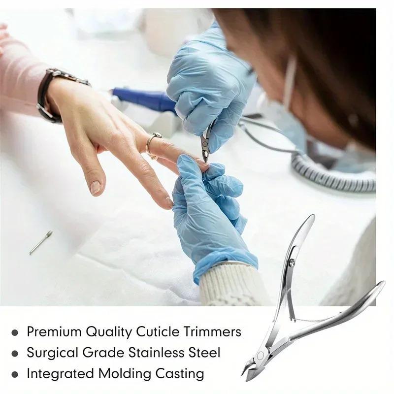 3 Stück Zehennagel Fingernagel Nagelhautzange Professioneller Nagelknipser Maniküre Schneider Schere Edelstahl Trimmer Werkzeuge