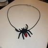 Punk Bat Charm Necklace Halloween Spiders Pendant Clavicle Chain Halloween Jewelry Witch Hat Pendant Choker Necklace