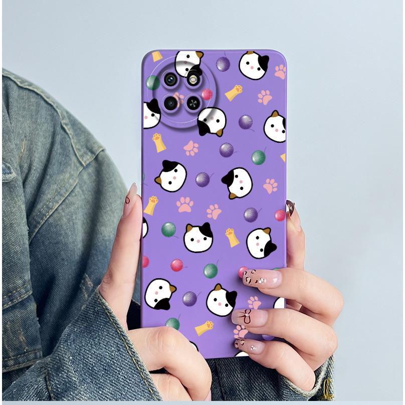 For Itel S23 Phone Case S665L Cover Soft Silicone Cute Panda Flower Boys Girls Painted Shell Cartoon Funda Protect Casing Coque
