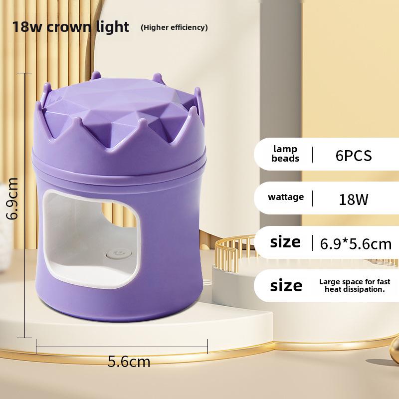 Tragbare Mini-Nagelhärtelampe - Schnelltrocknende Handheld-Therapielampe