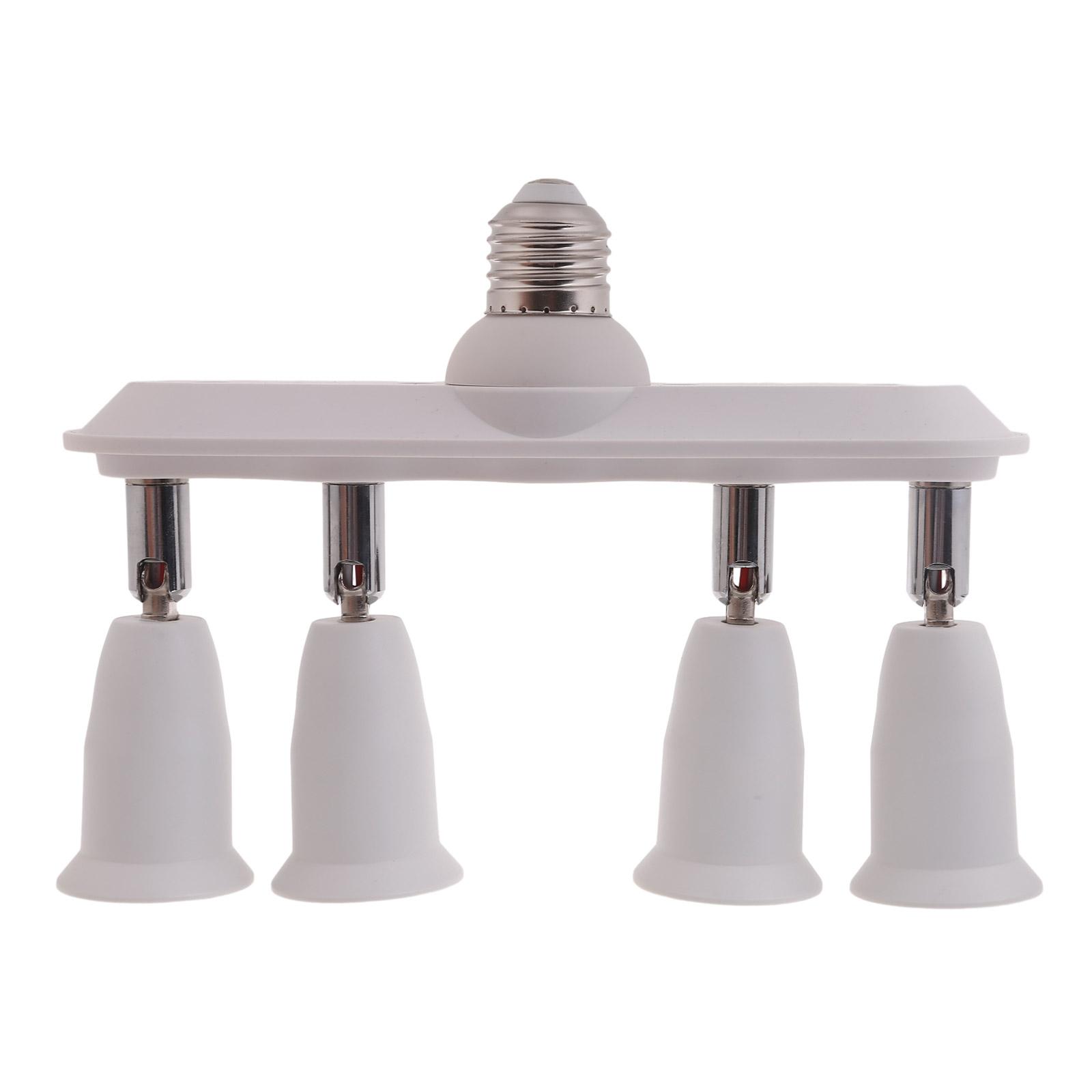 

3/4/5-в-1 E27 на E27 основание лампы напольная лампа разветвитель патрон адаптер держатель регулируемый удлинитель патрона лампы 110-265 В 4