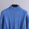 Knitted 2 Piece Set Women's Thick Warm Casual Pullover Sweaters+Wide Leg Pants Tracksuits Outfits Autumn Winter