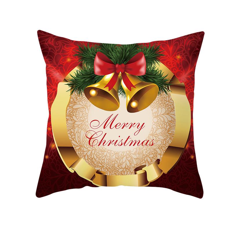 New Christmas Pillowcase Fashion Pillow Car Sofa Cushion Cover Living Room Sofa Pillowcase Decoration