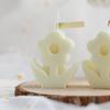 INS Flower Scented Wax Candle Korean Home Decoration Flower Ornament Fragrance Handmade Floret Candles Candlestick Decorations