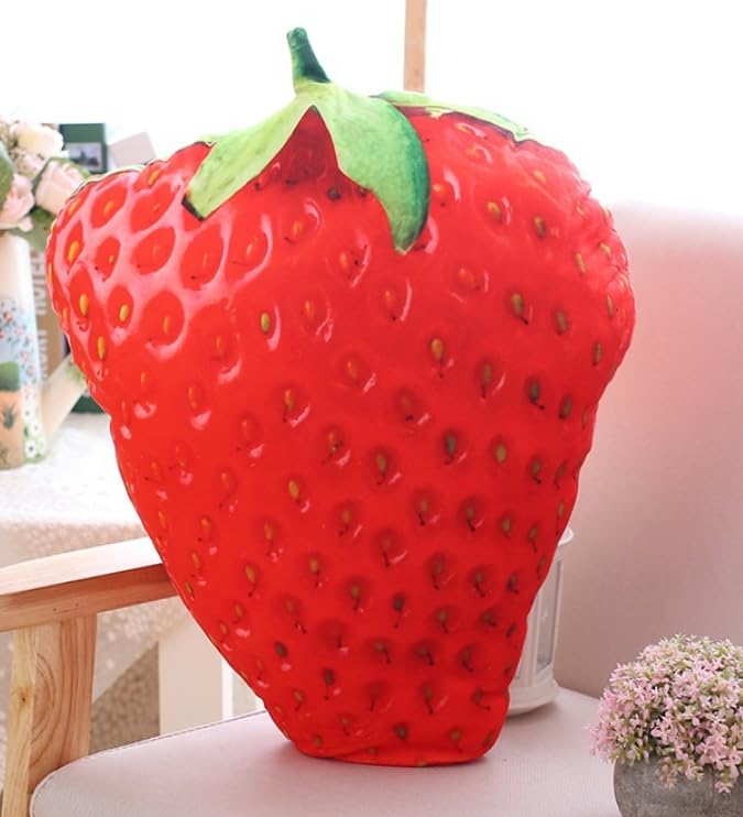 [dokidoki] Strawberry Fruit Cushion Body Pillow Fruit Plush Toy Fun Item Event Party Favors Berry Gift Cute Moe Instagram Ichigo Strawberry