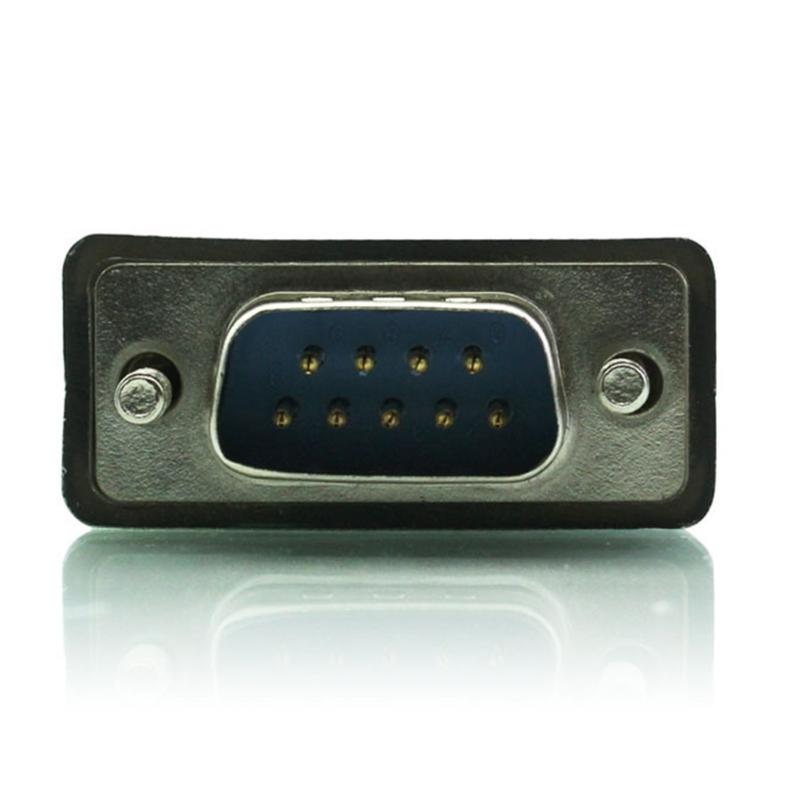 USB zu RS232 Seriell 9-Pin Stecker Adapterkabel Anschluss Datenkabel für Elektronisches Gerät Kamera Desktop Laptop Drucker
