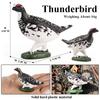 Oenux Forest Bird Animals Wild Ostrich Magpie Owl Crow Flamingos Figurines Action Figure PVC Garden Decoration Miniature Kid Toy