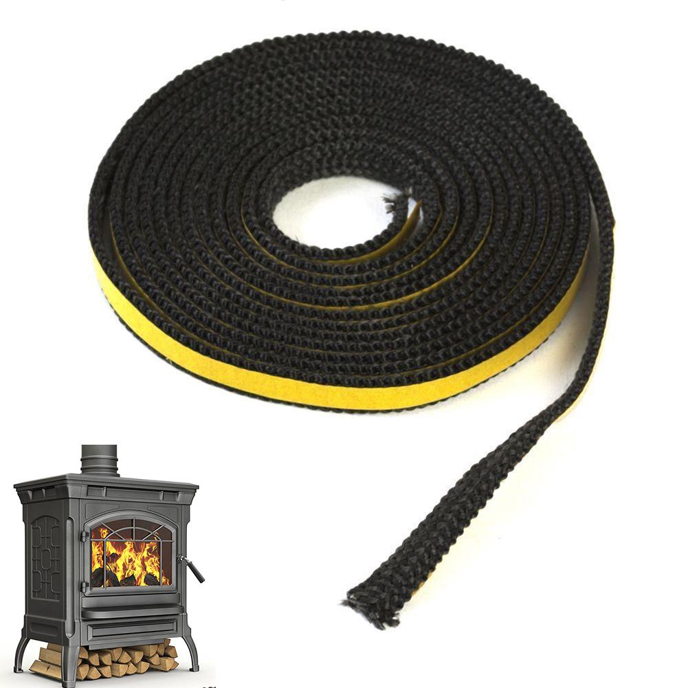 10x2mm Sealing Strip 1pcs 4M Cotton Door Fireplace Gasket