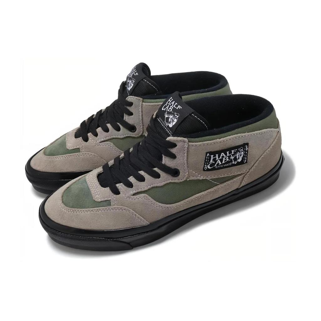 Vans Premium Half Cab 33 'Park Ranger Pack - Aluminium' (Unisex) Aluminum Grey / Olive Green Skate Shoes VN000CR7CL3