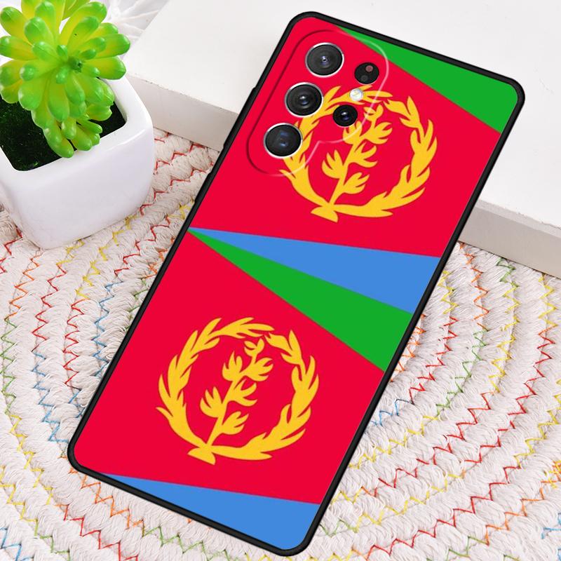 Eritrea Flag Soft Phone Case for Samsung Galaxy Note 10 Pro S26 Ultra S23 S24 FE S25 S21 S22 PLUS Shockproof Cove