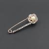 Versatile Rhinestone Flower Brooch Lapel Pin Accessory