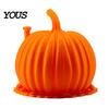 Holiday Atmosphere Tabletop Display 3D Printed Pumpkin House Ornament for Halloween, Miniature Fairy Tale Cabin Creative Halloween Party