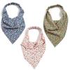 Neue Blumige Stofftasche Turban Haarschmuck Dreieckstuch Haarband Damen Haargummi Elastisches Band All-Match Kopfschmuck