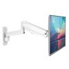 METIYA PC Monitor Arm, Wall Mount, LCD Display Arm, Up to 32-inch, Multi-Joint, Height Adjustable, Angle Adjustable Up/Down/Left/Right, VESA 75x75/100