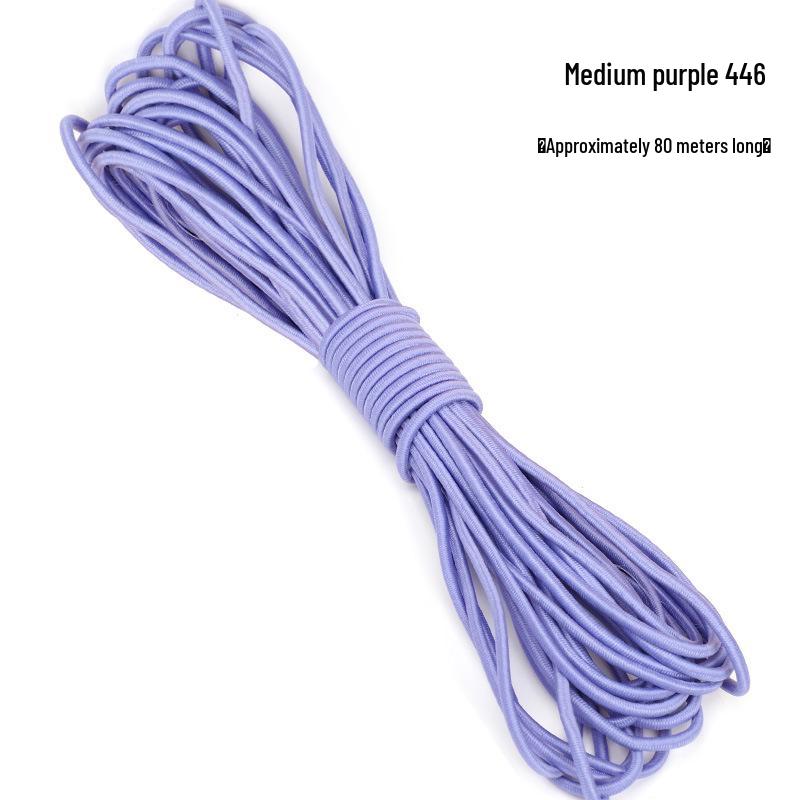 Children's Colored Round Elastic Jump Rope || High Elastic Cord for Clothing and Pants