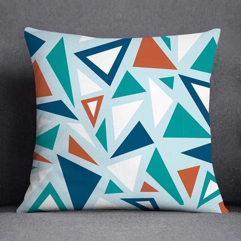 Dark Green Flower and Animal Pattern Home Decoration Pillowcase Square Pillowcase Home Office Decoration Cushion Cover