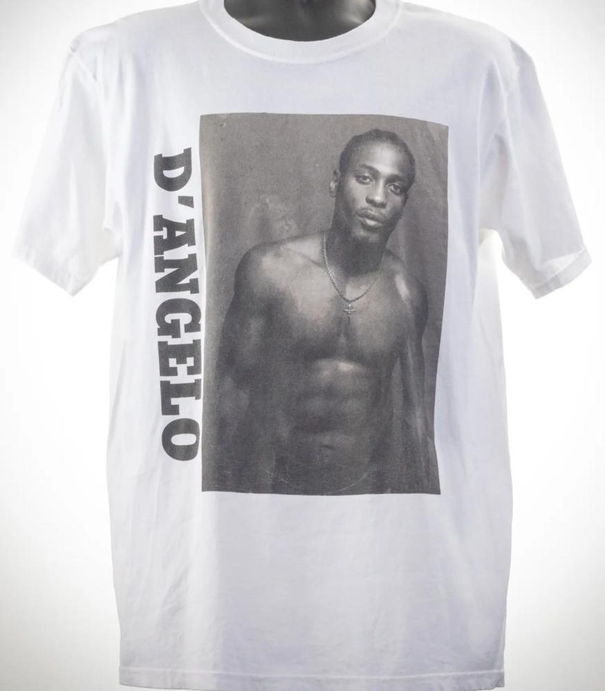 VTG D Angelo rapper white T-shirt Unisex tee All sizes S to 5Xl JM459 Unisex T-Shirt L