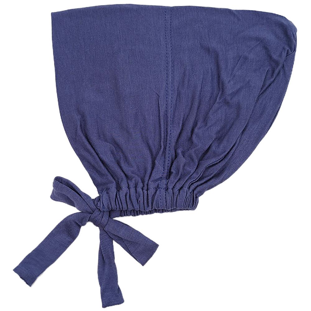 Modal Muslim Turban Hat Inner Hijab Caps Islamic Underscarf Bonnet India Hat Female Headwrap Turbante Mujer Hijab Cap With Rope