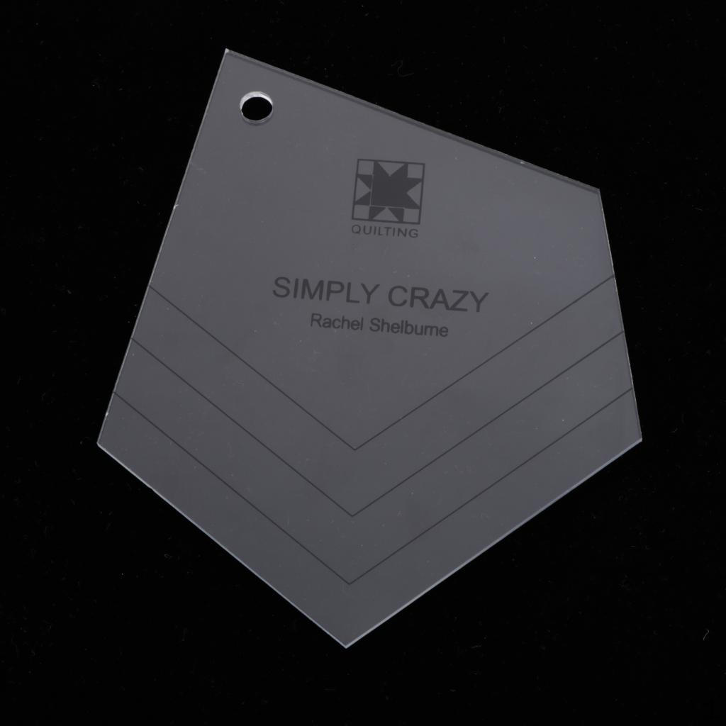 Акриловая линейка-шаблон для квилтинга EZ-02