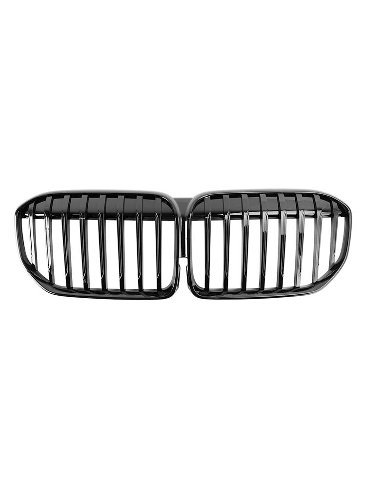 Gloss Black Front Grill Grille Fit BMW 7 Series G11 G12 2019-2022 Single Slat