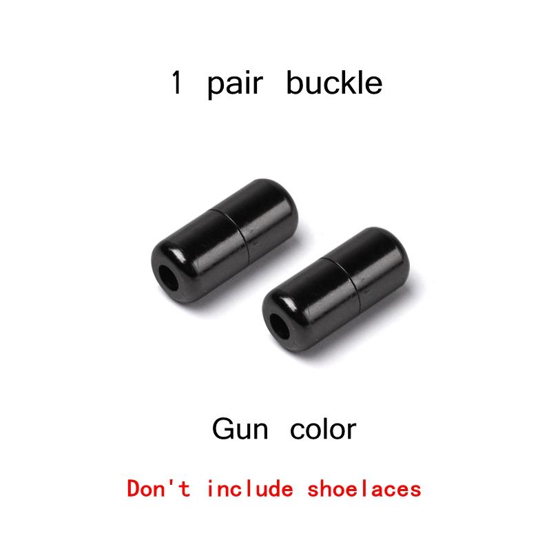 Neue flache Schnürsenkel ohne Binden Elastische Metallverschluss-Schuhbänder Spezielle kreative Kinder Erwachsene Unisex Sneaker-Schnürsenkel Schnell Faule Schnürsenkel
