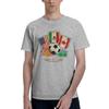 Custom Unisexs 2026 Football Soccer Cups T Shirt Short Sleeve Cotton Tshirt Casual Usa Canada Mexico Tee Loose Fit