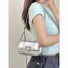 Silver Bag Women's 2023 New Trendy Niche Design Chain Armpit Shoulder Bag High-end Texture Crossbody Small Bag for Women