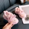 2025 autumn new mesh breathable children's sports shoes boys and girls baby sports shoes breathable dad shoes tide