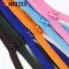 5/10Pcs Meetee 40-120cm 5# Resin Zippers Open-End Zipper Closure for Clothes Bag DIY Garment Sewing Zip Repair Kit Accessories