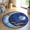 1 Piece Scorpio Round Rug Suitable For Living Room Bedroom And Kitchen Home Decoration Room Decoration Gift For Friends And Family